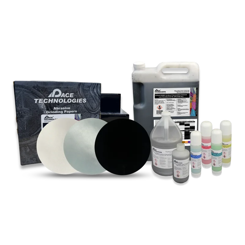 Diamond polishing paste and polishing cloths